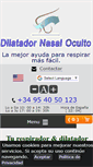 Mobile Screenshot of dilatadornasal.com